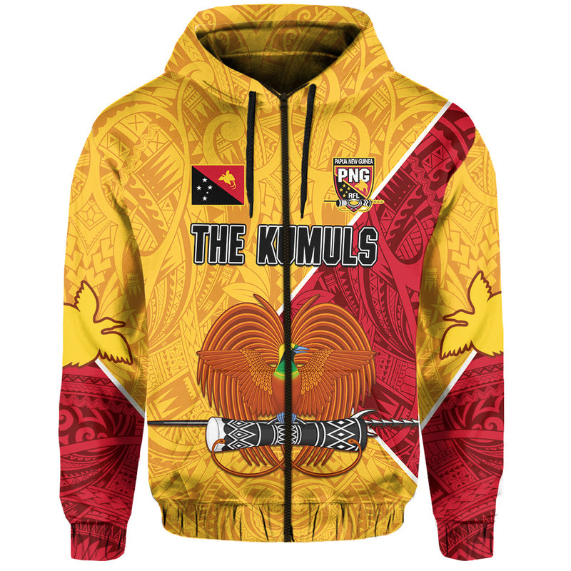 (Custom Text and Number) The Kumuls PNG Papua New Guinea Polynesian Dynamic Style Hoodie