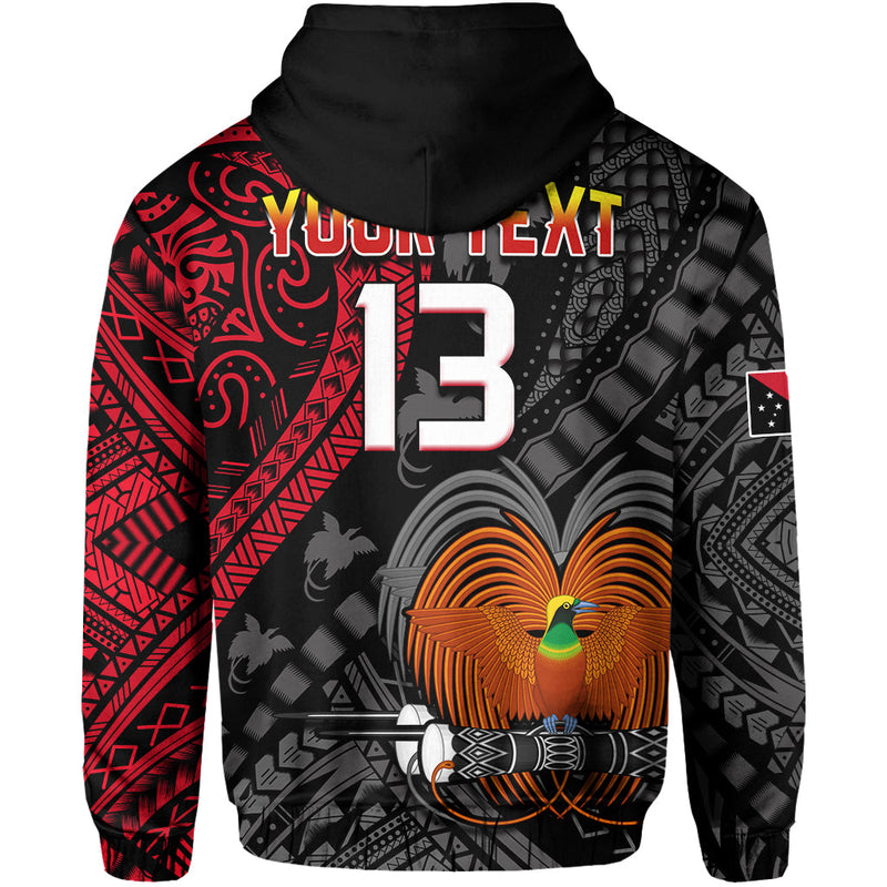 (Custom Text and Number) Papua New Guinea Raggiana Birds of Paradise Happy 47th Independence Day Hoodie