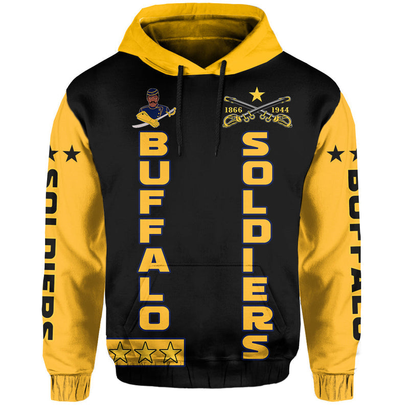 Custom Buffalo Soldiers BSMC Club Adore Motorcycle Hoodie