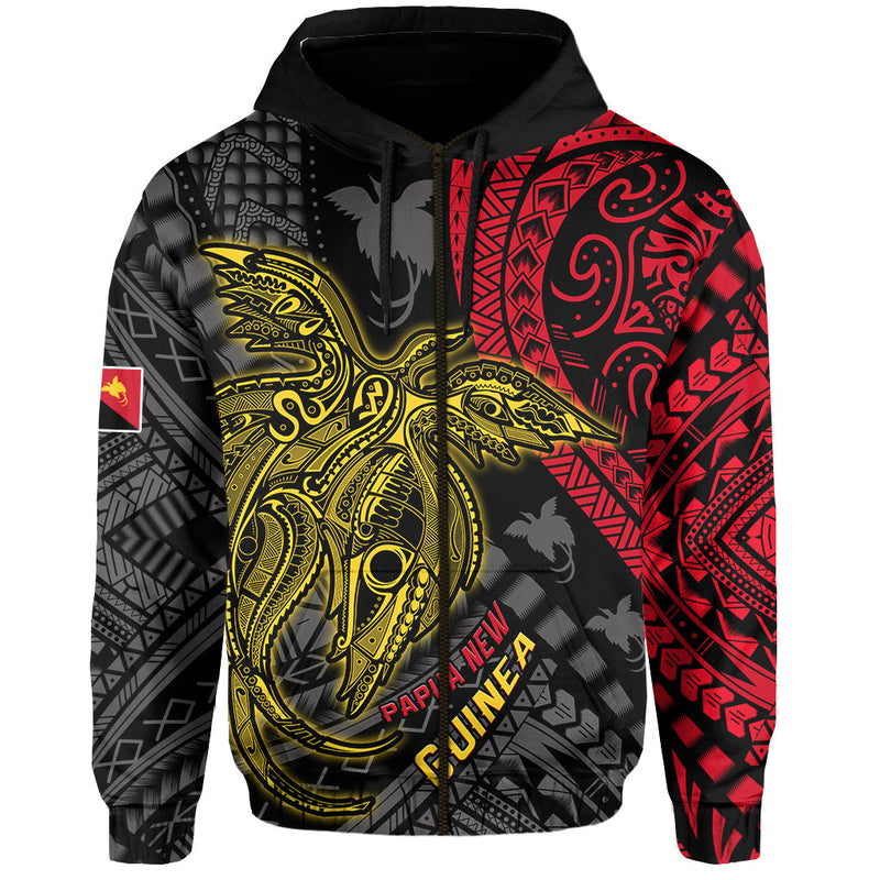 (Custom Text and Number) Papua New Guinea Raggiana Birds of Paradise Happy 47th Independence Day Hoodie