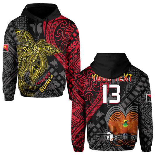(Custom Text and Number) Papua New Guinea Raggiana Birds of Paradise Happy 47th Independence Day Hoodie