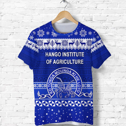 Custom Hango Institute of Agriculture Christmas Simple Style T Shirt