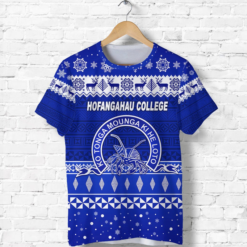 Custom Hofangahau College Christmas Simple Style T Shirt