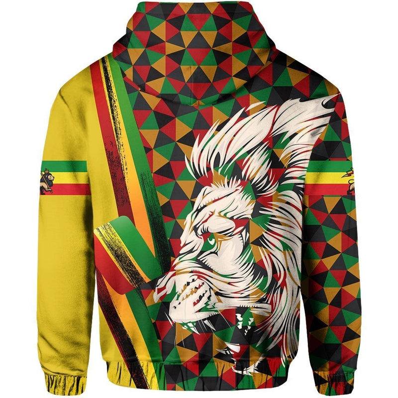 African Ethiopia Haile Selassie Hoodie Lion of Hoodie