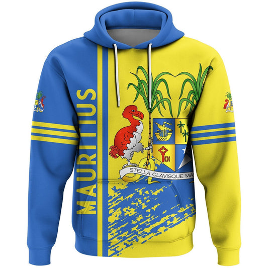 African Mauritius Quarter Style Hoodie
