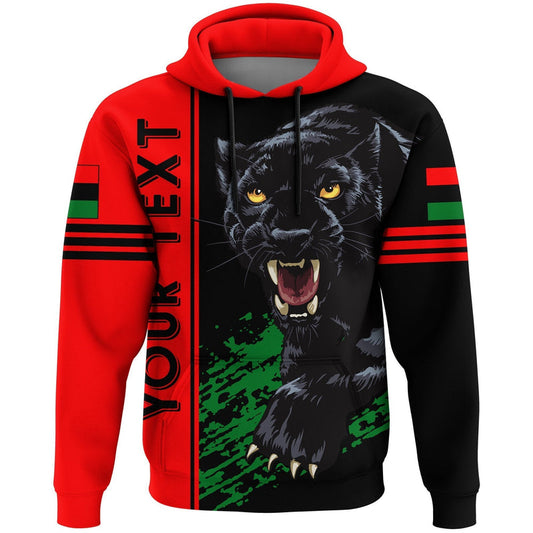 African Custom Pan - Africanism Black Panther Hoodie Quarter Hoodie