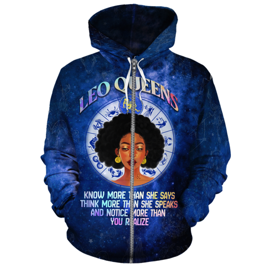African Leo Queen Hoodie