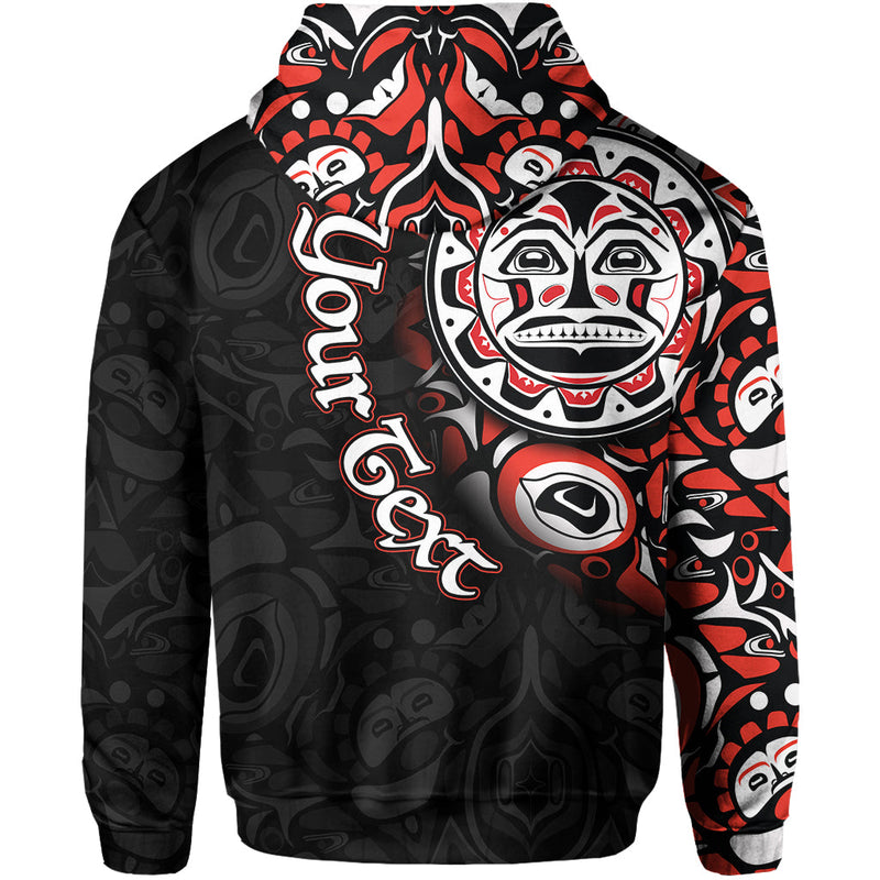 Custom Canada Haida Sun Hoodie