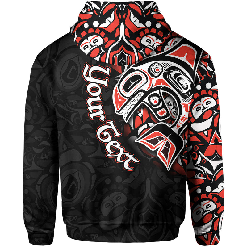 Custom Canada Haida Killer Whale Hoodie