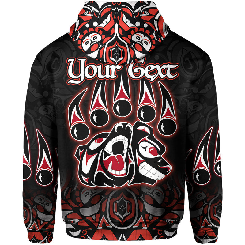 Custom Canada Haida Bear Hoodie