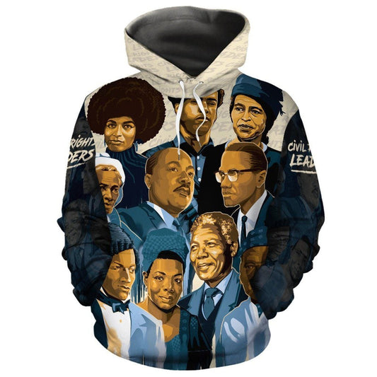 African Civil Rights Leaders 4 Hoodie