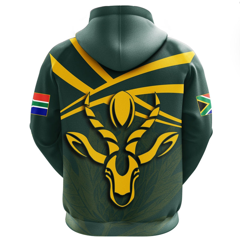 African South Africa Springbok Hoodie Rugby Hoodie
