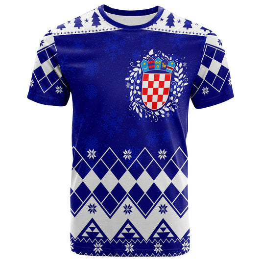 Adorable Croatia Marten With Advent Wreath Christmas T Shirt