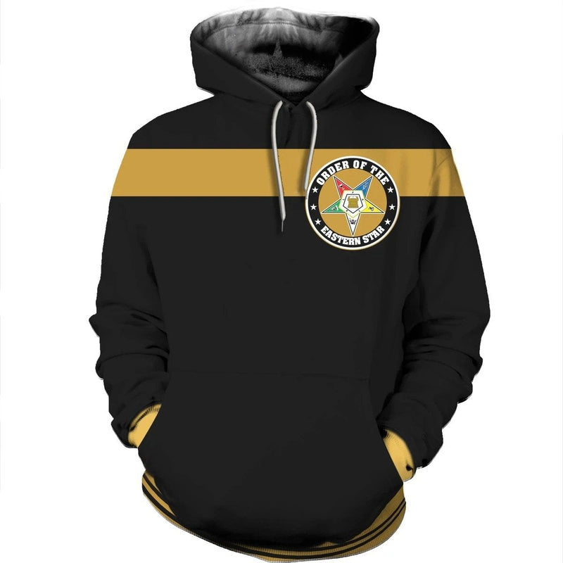 African Gold Oes Of The Eastern Star Hoodie