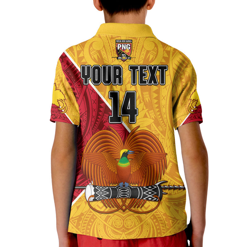 (Custom Text and Number) The Kumuls PNG Papua New Guinea Polynesian Dynamic Style Polo Shirt