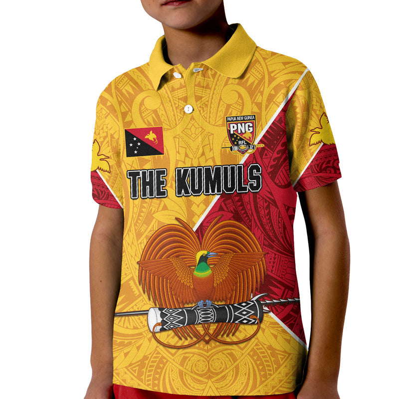 (Custom Text and Number) The Kumuls PNG Papua New Guinea Polynesian Dynamic Style Polo Shirt