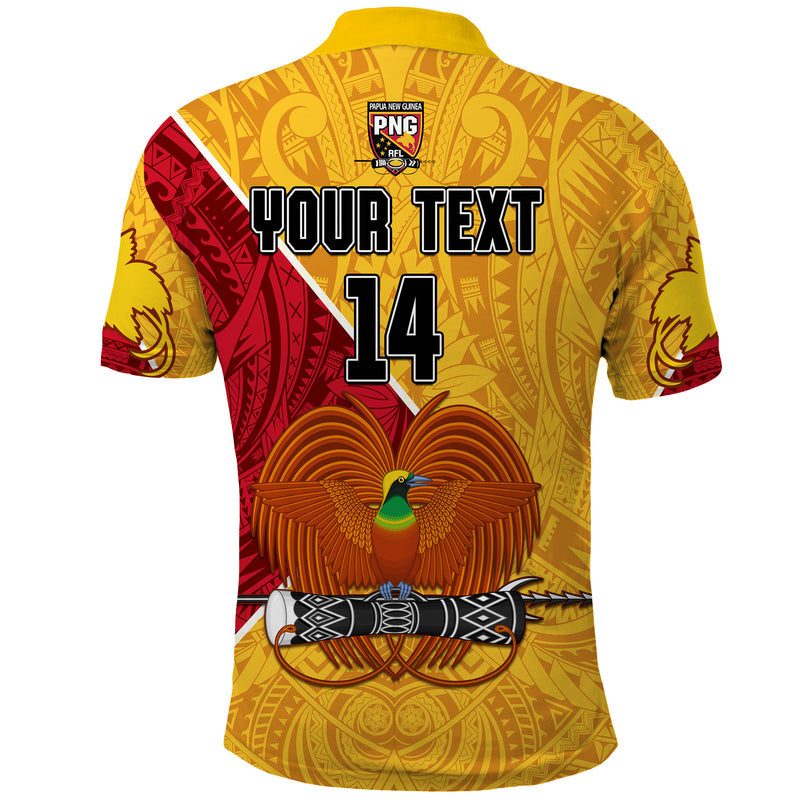 (Custom Text and Number) The Kumuls PNG Papua New Guinea Polynesian Dynamic Style Polo Shirt