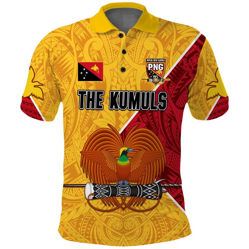 (Custom Text and Number) The Kumuls PNG Papua New Guinea Polynesian Dynamic Style Polo Shirt