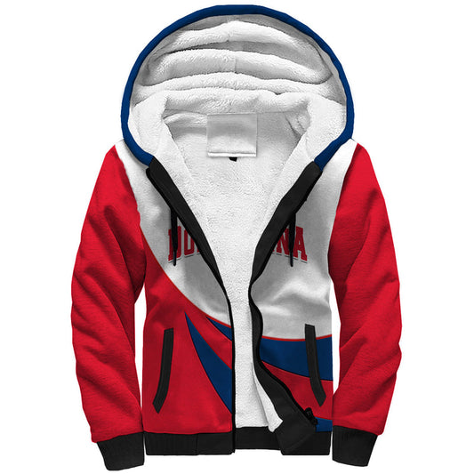 (Custom Text And Number) Republica Dominicana 2023 Baseball Sherpa Hoodie