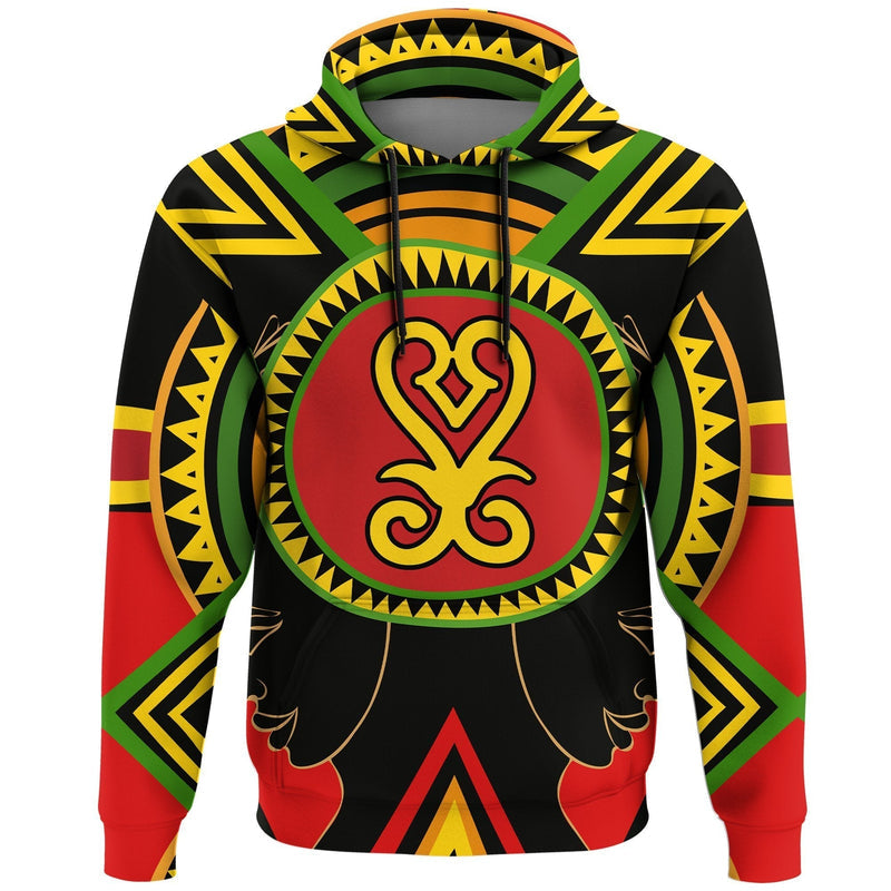 African Adinkra Sankofa Hoodie