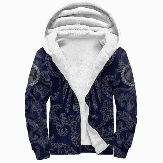 (Custom) Viking Odin God Tattoo Sherpa Hoodie