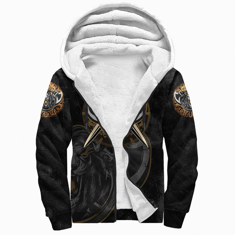 (Custom) Viking - Viking Lion Sherpa Hoodie