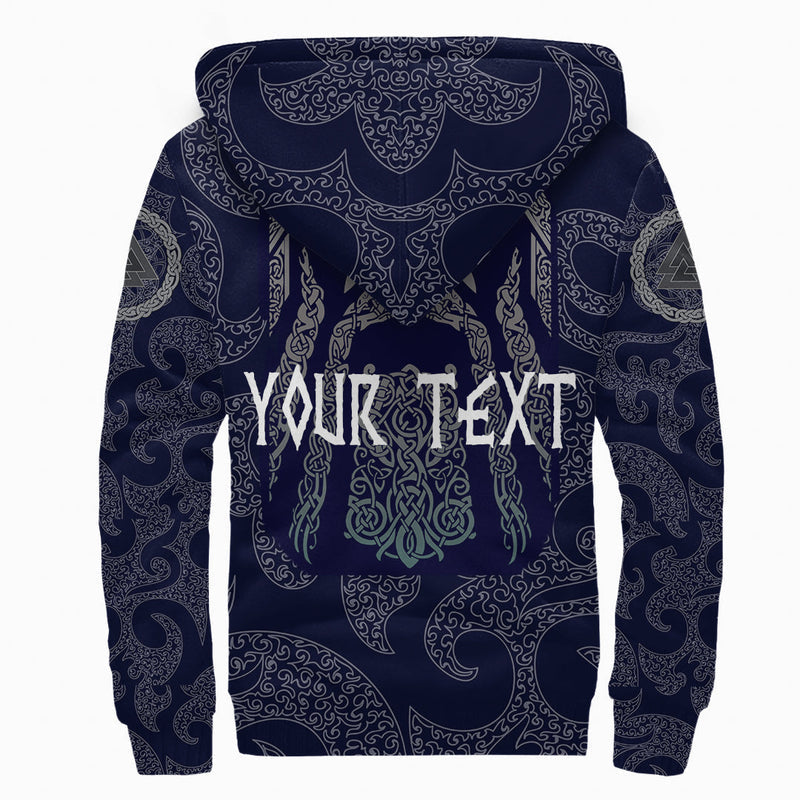 (Custom) Viking Odin God Tattoo Sherpa Hoodie