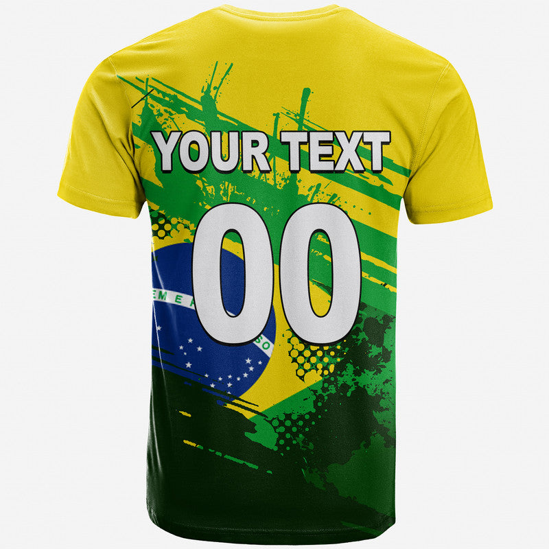 Custom Brazil World Cup Soccer T Shirt