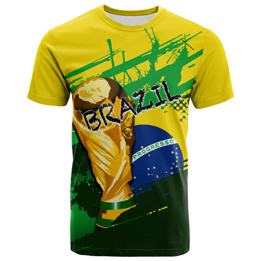 Custom Brazil World Cup Soccer T Shirt