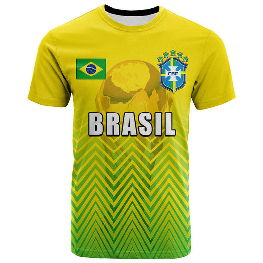 Custom Brasil World Cup 2022 Sport Style T Shirt