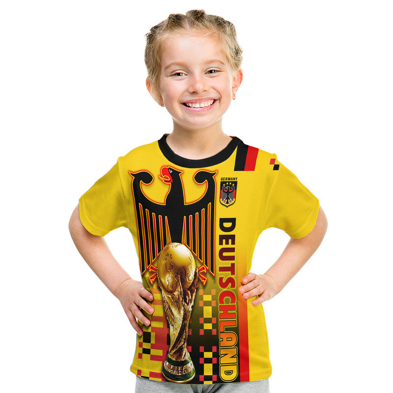 Custom Germany Deutschland Champion Qatar 2022 T Shirt