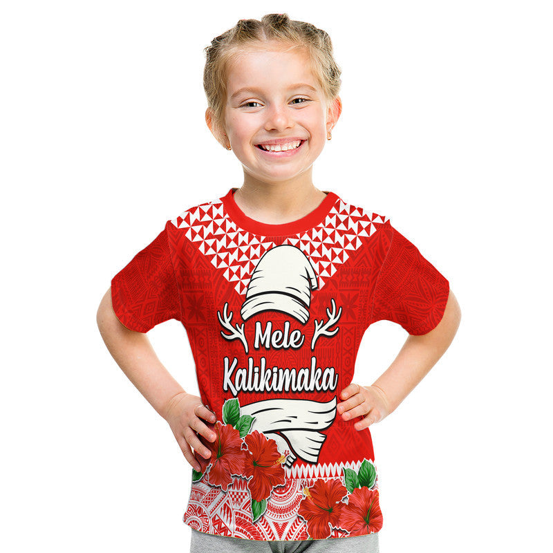 Custom Hawaii Hibiscus Flower Mele Kalikimaka T Shirt