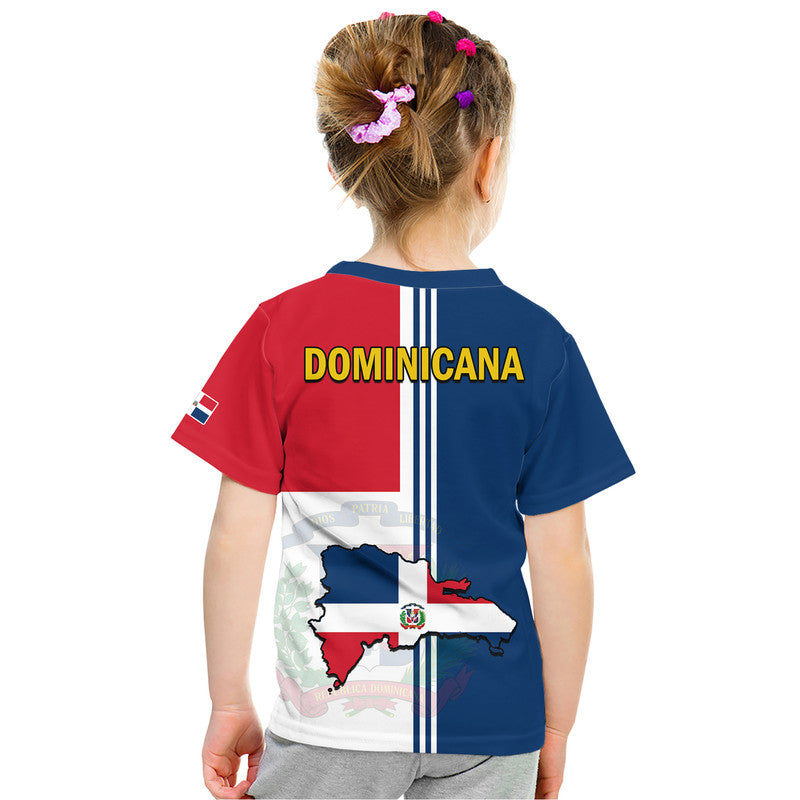 Dominican Republic Coat Of Arms And Flag Map T Shirt