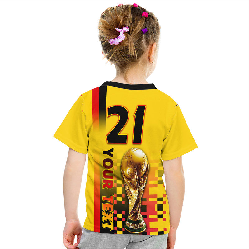 Custom Germany Deutschland Champion Qatar 2022 T Shirt