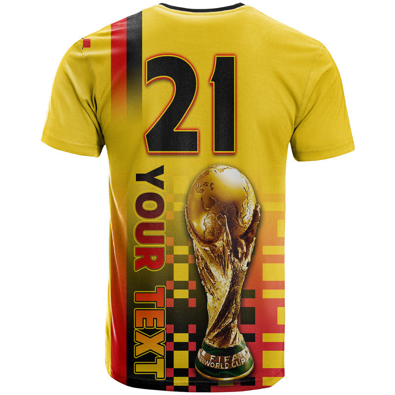 Custom Germany Deutschland Champion Qatar 2022 T Shirt