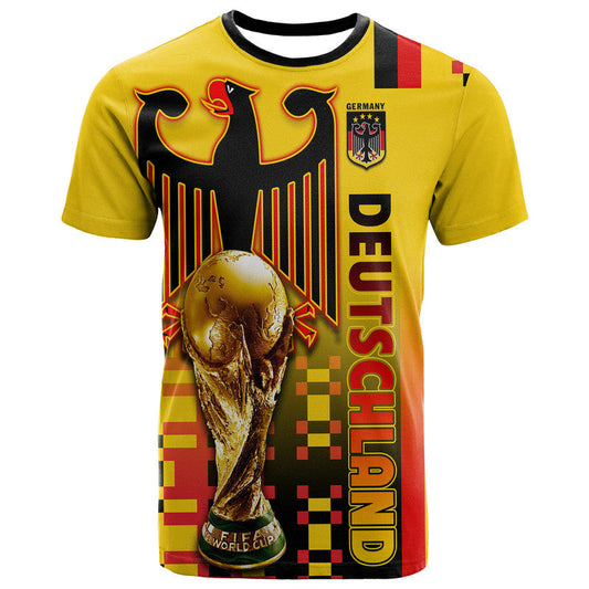Custom Germany Deutschland Champion Qatar 2022 T Shirt