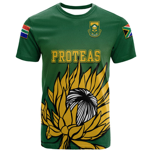 Custom South Africa National Cricket Team Proteas Sport Green Style T Shirt