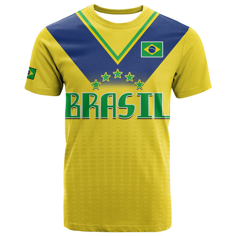 Custom Brazil Football Sub20 Champions South American T Shirt