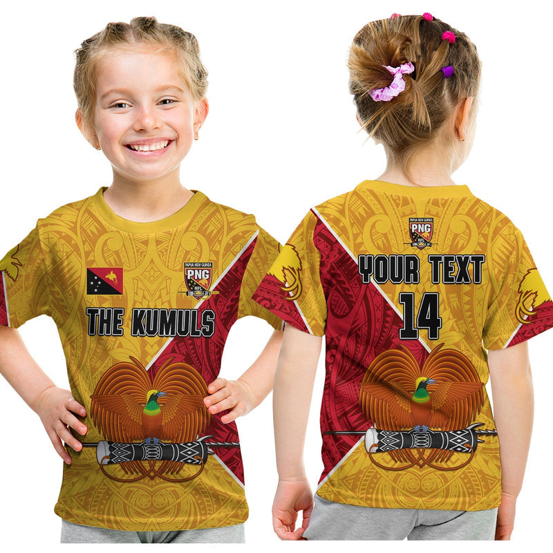 Custom The Kumuls PNG Papua New Guinea Polynesian Dynamic Style T Shirt