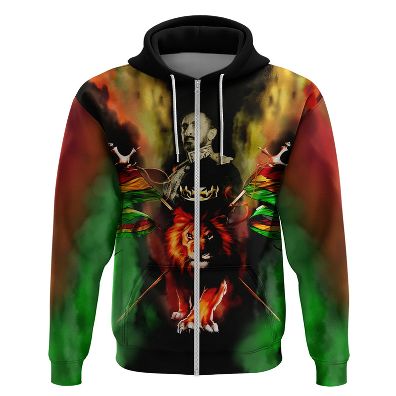 African Africa Reggae Rastafarian King Flag Lion Hoodie