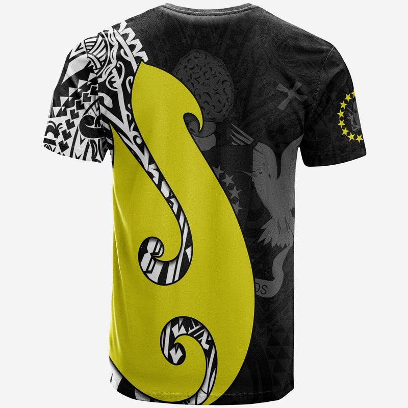 Custom Cook Islands Matau Polynesian Simple Fish Hook T Shirt