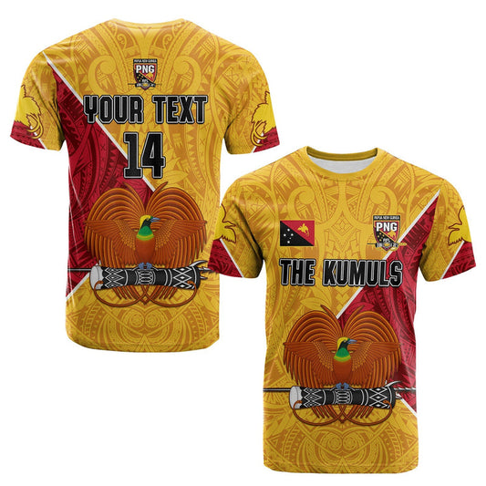 Custom The Kumuls PNG Papua New Guinea Polynesian Dynamic Style T Shirt