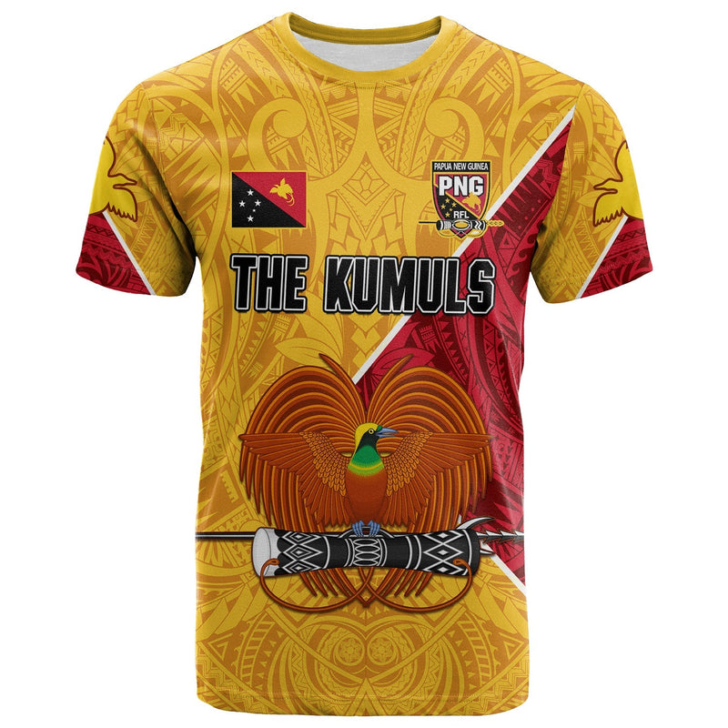 Custom The Kumuls PNG Papua New Guinea Polynesian Dynamic Style T Shirt
