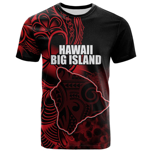 Custom Hawaiian Islands The Big Island T Shirt
