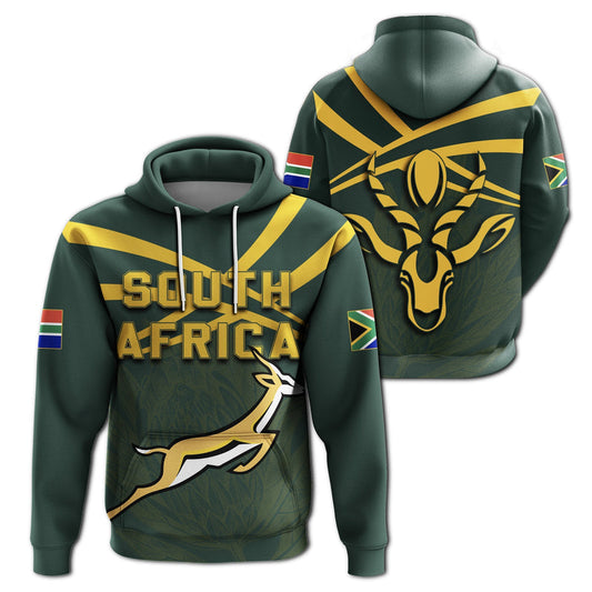 African South Africa Springbok Hoodie Rugby Hoodie