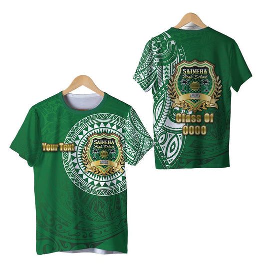 Custom Saineha Tonga Tattoo Style Class Of T Shirt