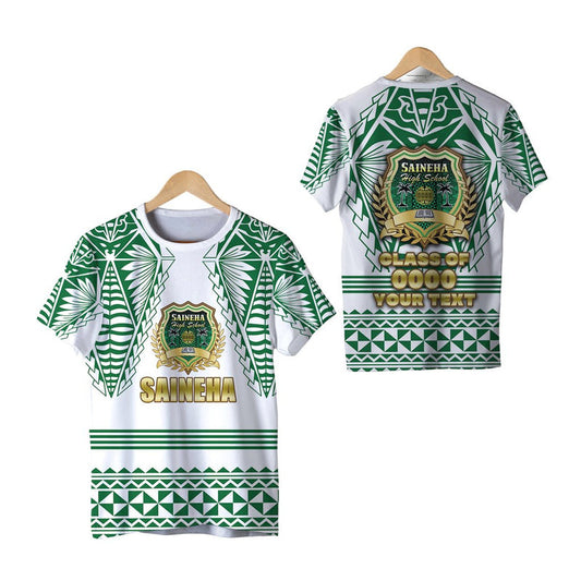 Custom Saineha Tonga Tattoo Style Special Class Of T Shirt
