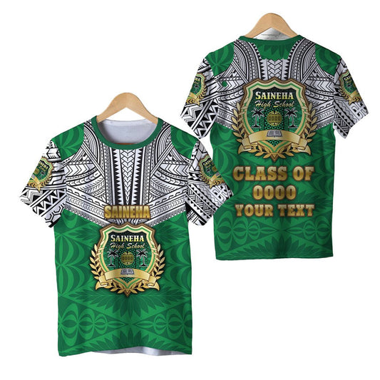 Custom Saineha Tonga Polynesian Tattoo Class Of T Shirt