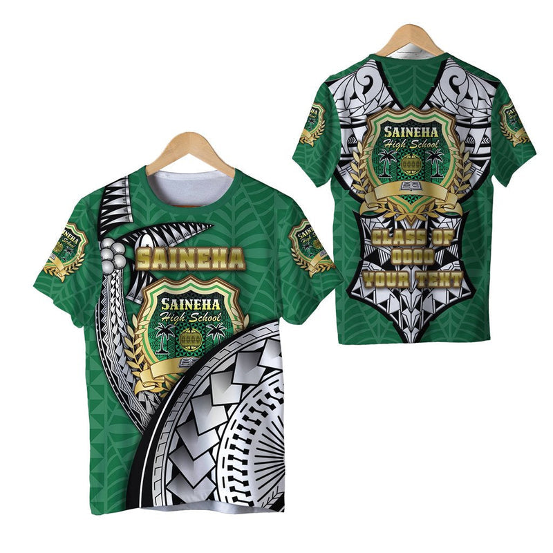 Custom Saineha Tonga Polynesian Style Special Class Of T Shirt