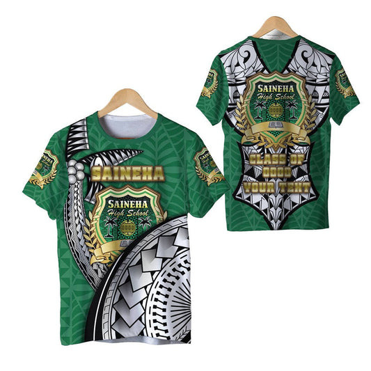 Custom Saineha Tonga Polynesian Style Special Class Of T Shirt